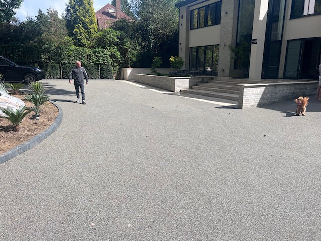 Silver Blue Resin Bound Blend